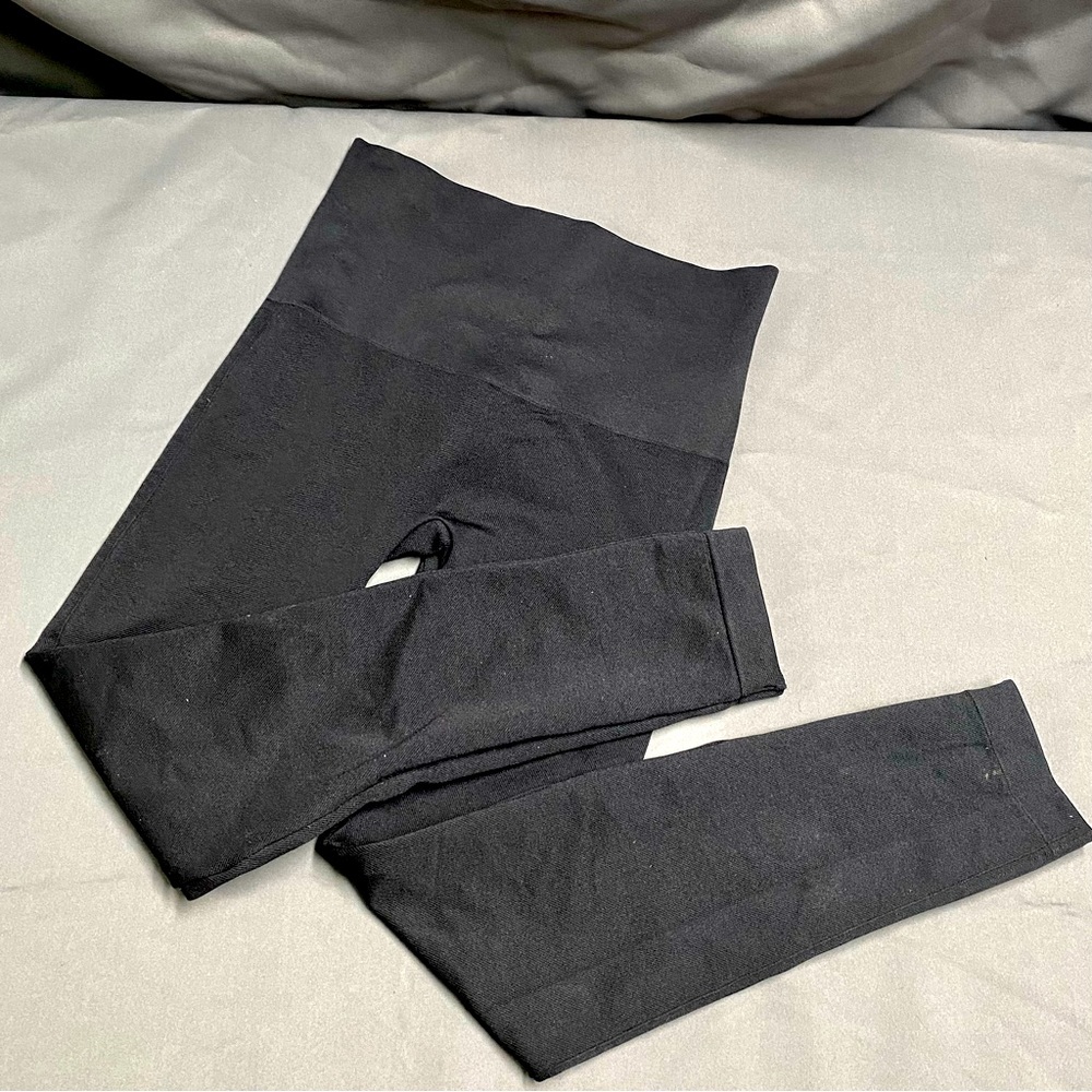 Black High Waisted Seamless Leggings